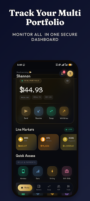 BitNank: Crypto Exchange & P2P Screenshot 0
