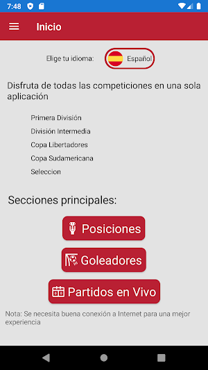 Futbol Paraguayo en vivo Screenshot 2