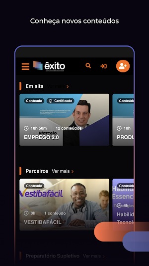 Êxito Play - Cursos gratuitos Screenshot 2