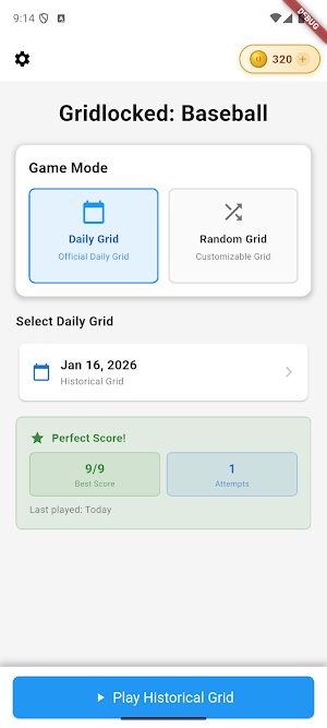 Baseball Trivia Grid Puzzle Screenshot 3