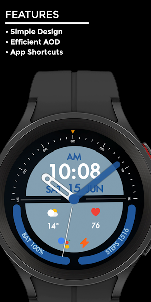 Nighty Hybrid 07 - watch face Screenshot 1