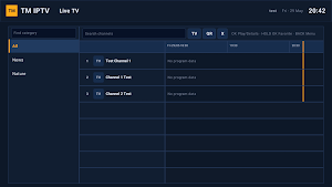 TM IPTV Player Screenshot 2