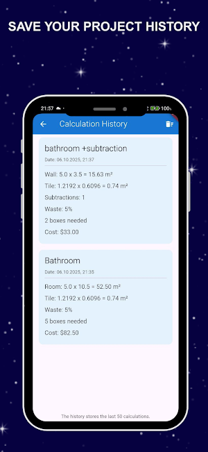 Floor And Wall Tile Calculator Screenshot 3