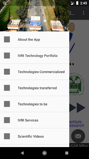 IVRI-Technologies & Services App तकनीकी एवम सेवाएं Screenshot 0