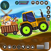 Kids Farm Tractors on Hills