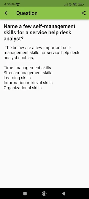 Help Desk Interview Question Screenshot 2