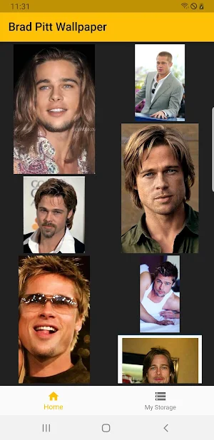 Brad Pitt Wallpaper Screenshot 1