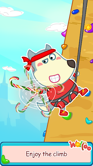 Wolfoo - Rock Climbing Screenshot 0