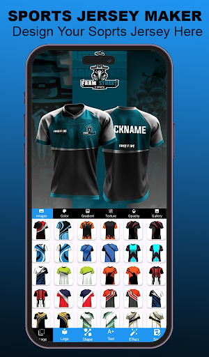 Sports Jersey Maker & Designer Screenshot 0