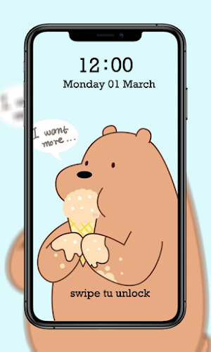 Wallpaper Cute Bear HD Screenshot 1