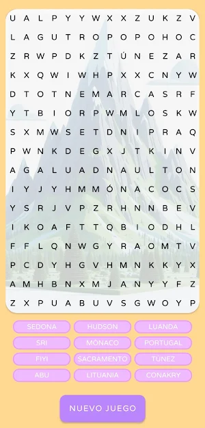 Word Search: Geography Screenshot 2