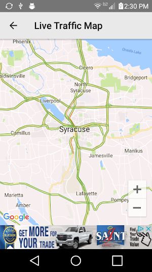 Traffic from 9 WSYR Syracuse Screenshot 1