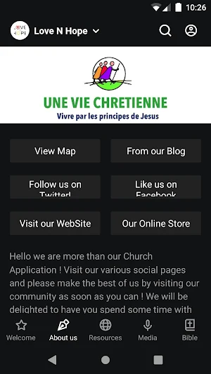 Love and Hope Life Center Screenshot 1