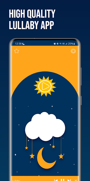 Lullaby app for babies - sleep Screenshot 1