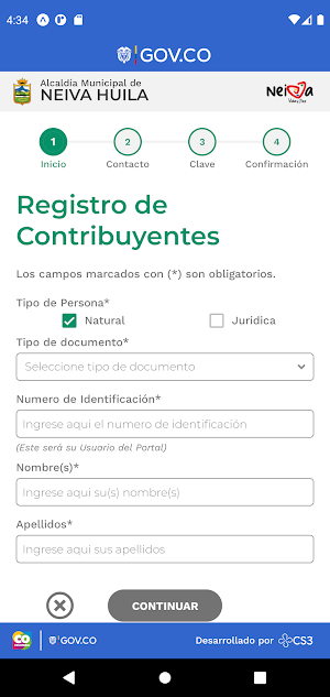 Impuestos Neiva Huila Screenshot 1