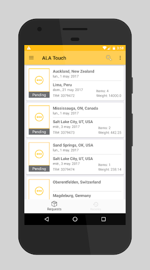 ALA Touch Screenshot 1