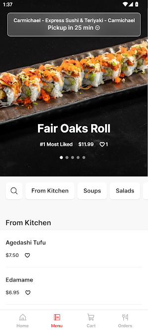 Express Sushi & Teriyaki Screenshot 1