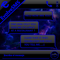 THEME EVOLVESMS SPACE BLUE
