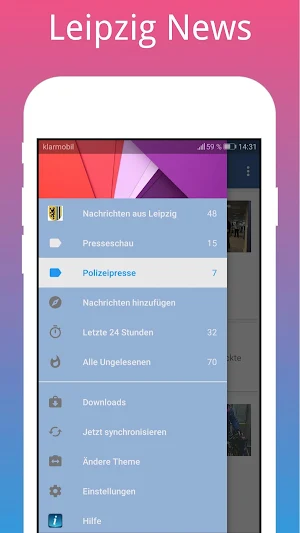 Leipzig Zeitungen Screenshot 0