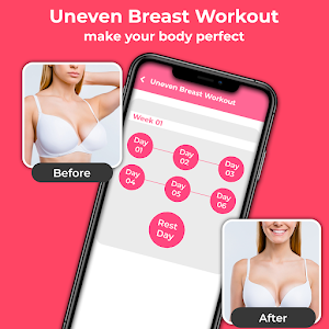 Uneven Breast Workout Pro Screenshot 0