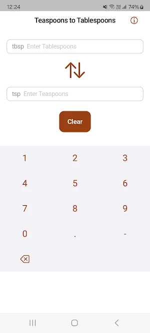 Teaspoons to Tablespoons Screenshot 0