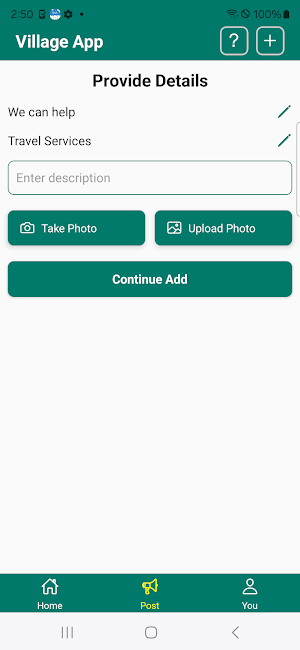 Village App Screenshot 0