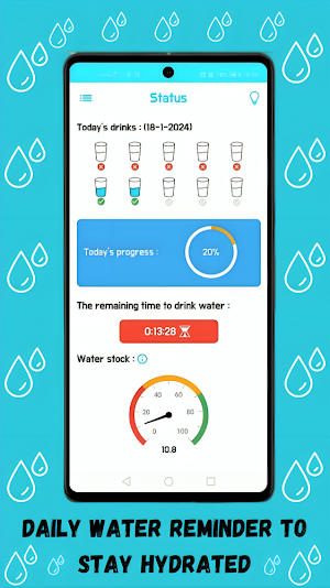 AquaEcho: Hydrate Reminder Screenshot 0