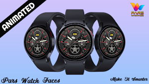 Black Active Analog Watch Face Screenshot 0