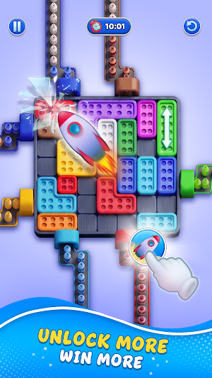 Bottle Run: Block Puzzle Screenshot 0