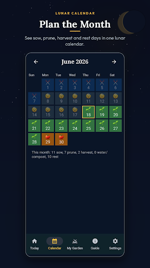 Moon Garden: Lunar Planting Screenshot 1