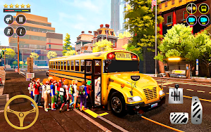 City School Bus Simulator Game Screenshot 1