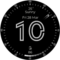 Big Minimal Watch Face