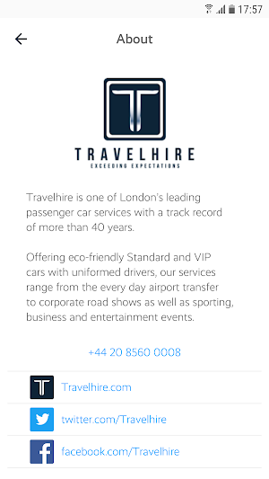 Travelhire Car Service Screenshot 3