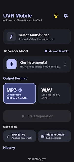 UVR Mobile – Vocal Remover Screenshot 0