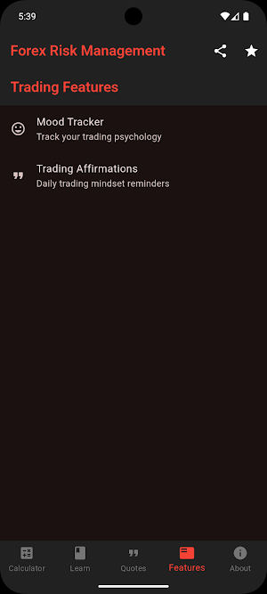 Forex Risk Management Screenshot 2