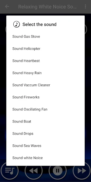 Fall Asleep Fast! White Noise Sleep Sounds Screenshot 1