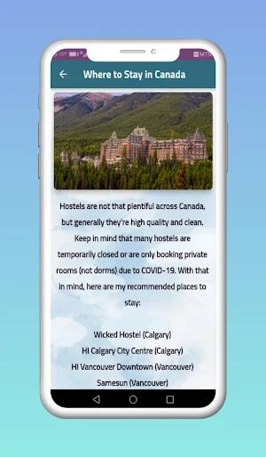 Canada Travel Guide Screenshot 1