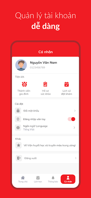 Huyết học TW Screenshot 2