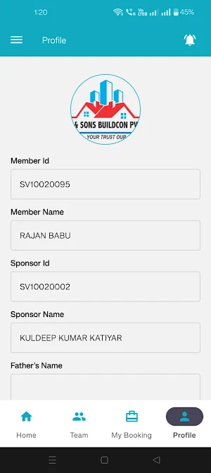 Suraj & Son's Buildcon Pvt Ltd Screenshot 2