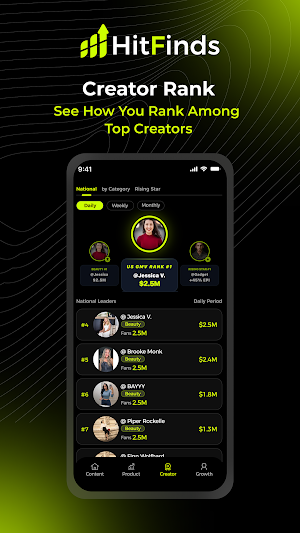 HitFinds: Creator AI Tools Screenshot 1