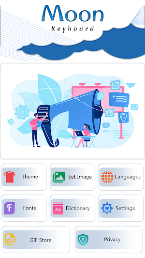 Moon Keyboard Screenshot 1