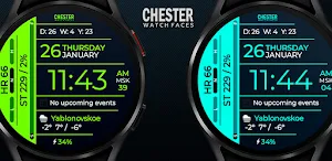 Chester Info Edge watch faces Screenshot 1
