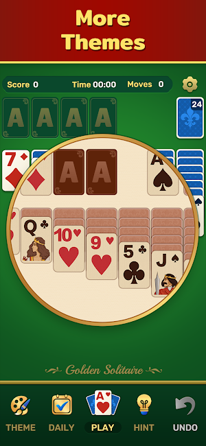 Golden Solitaire Classic Game Screenshot 3