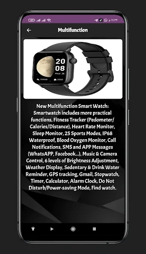 Molocy Q23 Smart Watch guide Screenshot 1