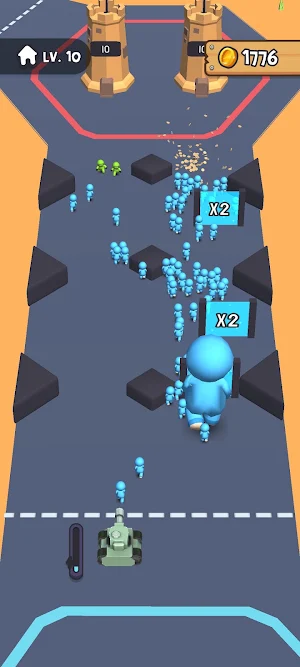 Z Control: Zombie Castle Crowd Screenshot 1