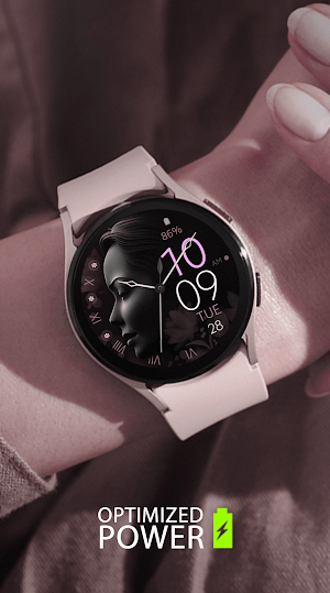 Women's Day elegant watch face Screenshot 1