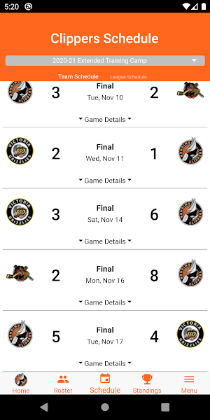 Nanaimo Clippers Screenshot 3
