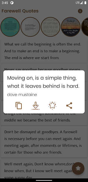 Farewell Quotes and Sayings Screenshot 2