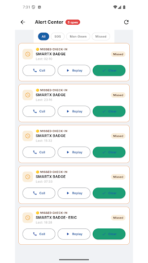 SmartX EHS Mobile Screenshot 3