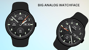 Big Analog WatchFace Screenshot 1